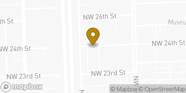 Map showing the location of CrossFit WFC in Miami, FL