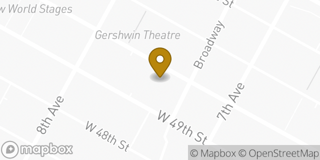 Map showing the location of Subway in New York, NY 10019