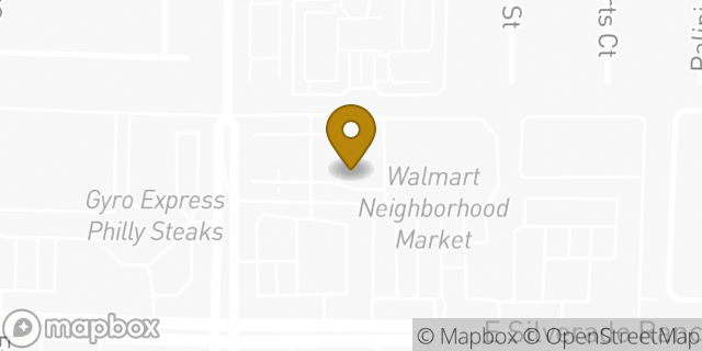 Map showing the location of The UPS Store in Las Vegas, NV 89183