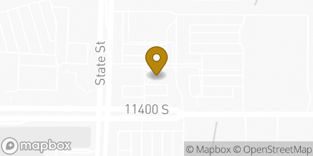 Map showing the location of The UPS Store in Sandy, UT 84070