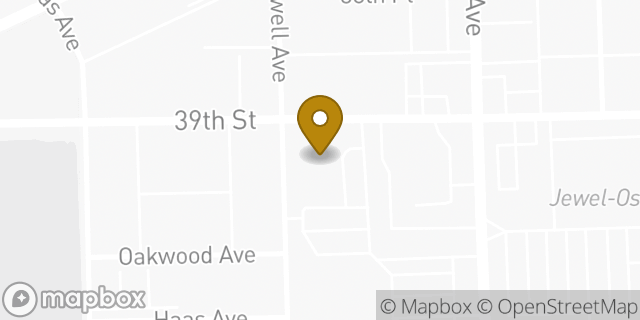 Map showing the location of Aldi in Lyons, IL 60534