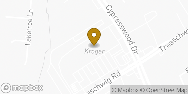 Map showing the location of Kroger in Spring, TX 77373