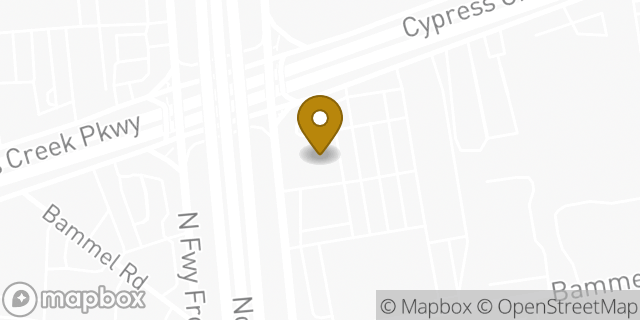 Map showing the location of Texas Roadhouse in Houston, TX 77073