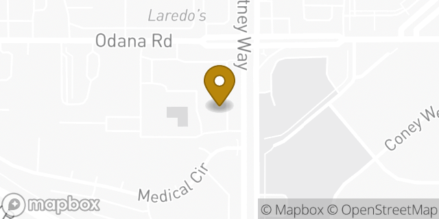 Map showing the location of Subway in Madison, WI 53711