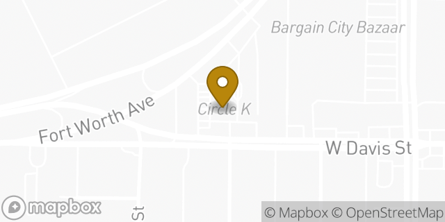 Map showing the location of Amazon Locker - Tortellini in Dallas, TX 75211