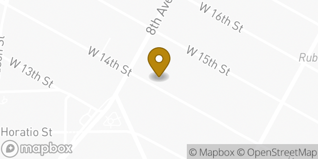 Map showing the location of Bright Horizons in New York, NY 10011