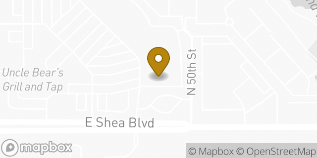 Map showing the location of The UPS Store in Phoenix, AZ 85028