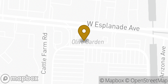 Map showing the location of Olive Garden in Kenner, LA 70065