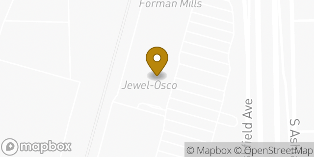 Map showing the location of Jewel-Osco in Chicago, IL 60643