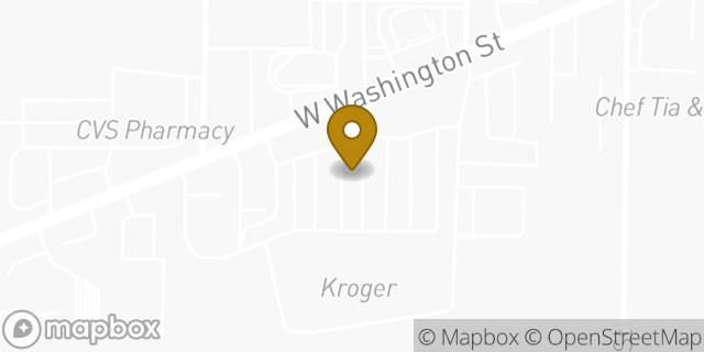 Map showing the location of ATM Kroger in Indianapolis, IN 46241