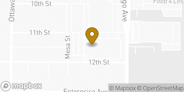 Map showing the location of Planet Fitness in Riverside, CA 92507
