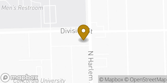 Map showing the location of Amazon Locker - Daydream in River Forest, IL 60305