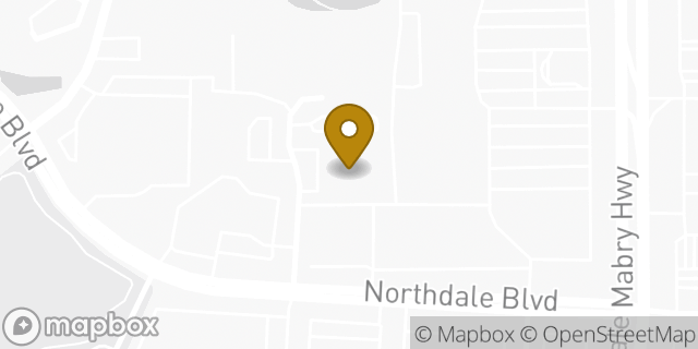Map showing the location of Northdale KinderCare in Tampa, FL 33624