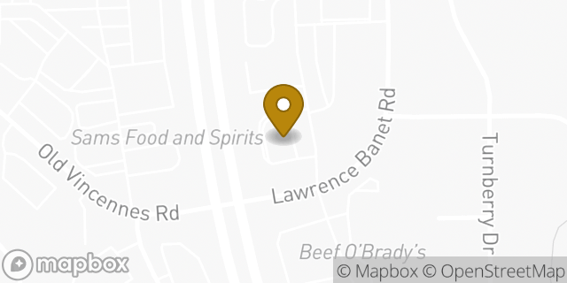 Map showing the location of McDonald's in Floyds Knobs, IN 47119