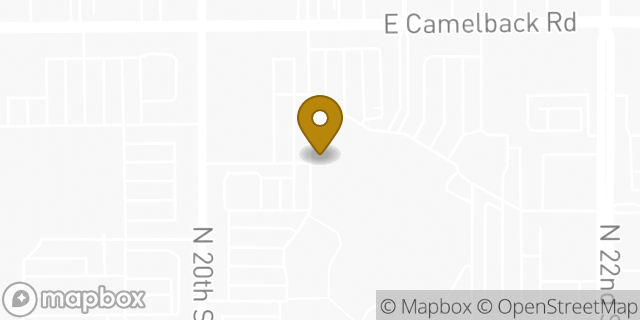 Map showing the location of Athleta in Phoenix, AZ 85016