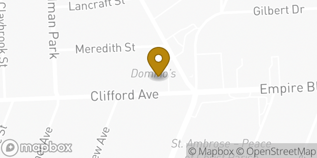 Map showing the location of 7-Eleven in Rochester, NY 14609