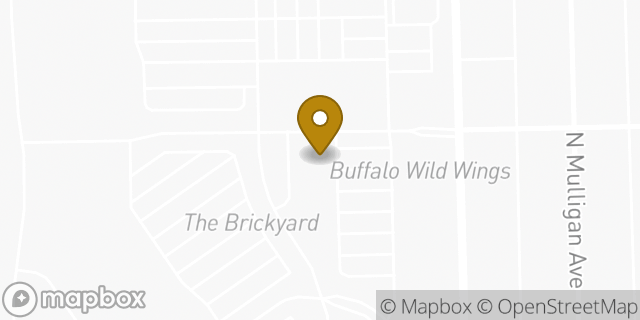 Map showing the location of Dunkin' in Chicago, IL 60639