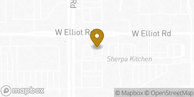 Map showing the location of Amazon Locker - Guestbook in Gilbert, AZ 85233
