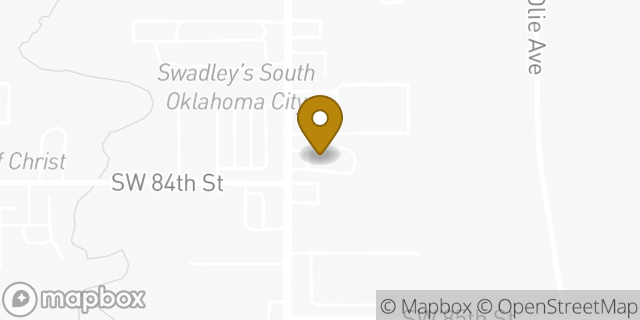 Map showing the location of Sonic Drive In in Oklahoma City, OK 73139