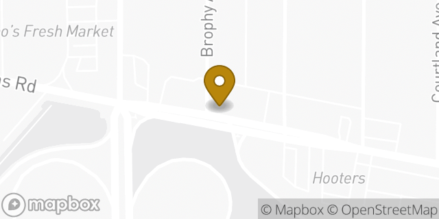 Map showing the location of Dunkin' in Park Ridge, IL 60068