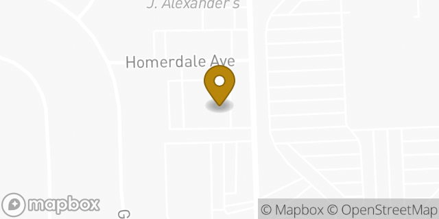 Map showing the location of LongHorn Steakhouse in Toledo, OH 43623