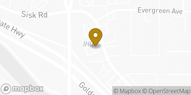 Map showing the location of Starbucks in Modesto, CA 95350