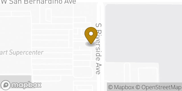 Map showing the location of 7-Eleven in Rialto, CA 92376