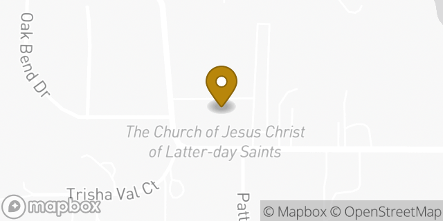 Map showing the location of The Church of Jesus Christ of Latter-day Saints in Arlington, TX 76016