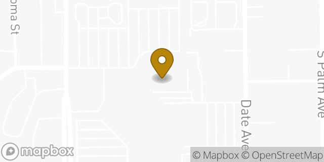Map showing the location of Starbucks in Alhambra, CA 91803