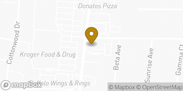 Map showing the location of Panera Bread in Cincinnati, OH 45231