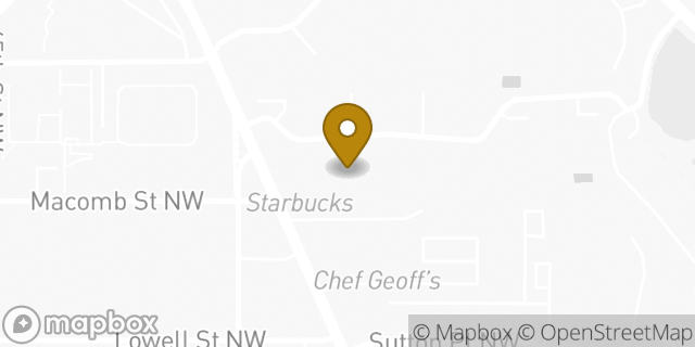 Map showing the location of MedStar Health Primary Care at Foxhall in MD