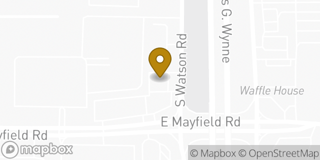 Map showing the location of Whataburger in Arlington, TX 76014