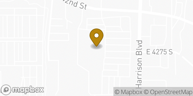 Map showing the location of Starbucks Coffee Company in Ogden, UT 84403