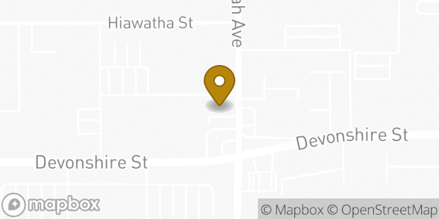 Map showing the location of 7-Eleven in Northridge, CA 91326