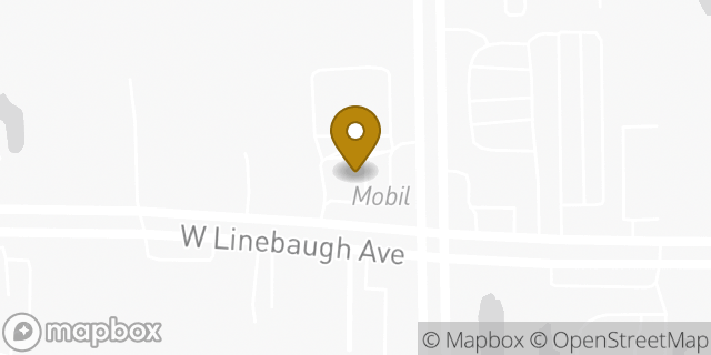 Map showing the location of Dunkin' in Tampa, FL 33625