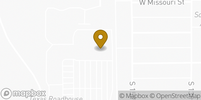 Map showing the location of AutoZone in Tucson, AZ 85714