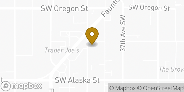 Map showing the location of Bright Horizons in Seattle, WA 98126
