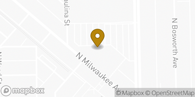Map showing the location of Subway in Chicago, IL 60622