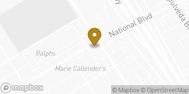 Map showing the location of McDonald's in Los Angeles, CA 90064