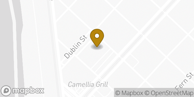 Map showing the location of ATM Walgreens in New Orleans, LA 70118