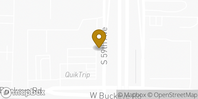 Map showing the location of QuikTrip in Phoenix, AZ 85043