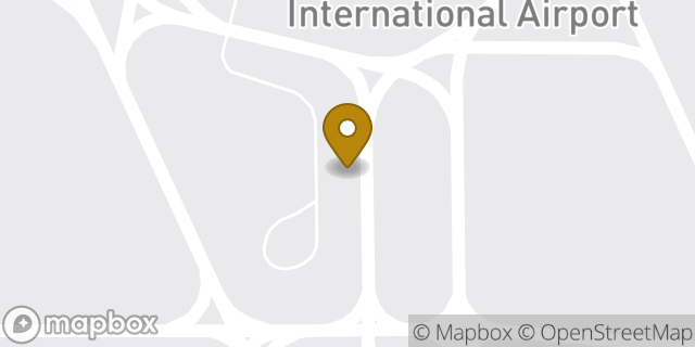 Map showing the location of Las Vegas Harry Reid International Airport in Las Vegas, NV 89119