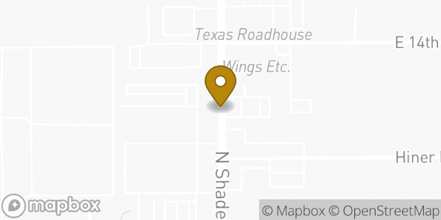Map showing the location of Lyft Indianapolis in Indianapolis, IN 46219