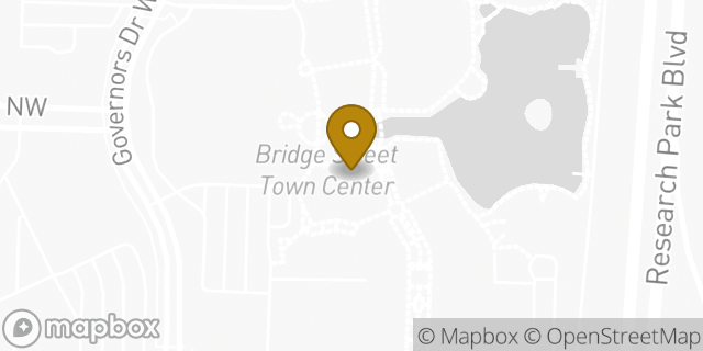 Map showing the location of Sunglass Hut in Huntsville, AL 35806