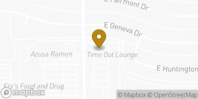 Map showing the location of Subway in Tempe, AZ 85282