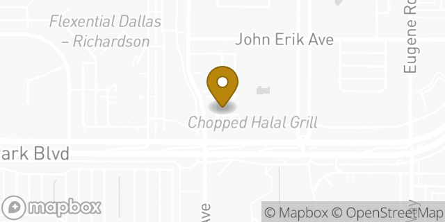Map showing the location of Amazon Locker - Rv in Richardson, TX 75080