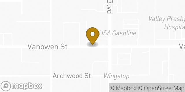 Map showing the location of ATM 7ELEVEN-FCTI in Van Nuys, CA 91406
