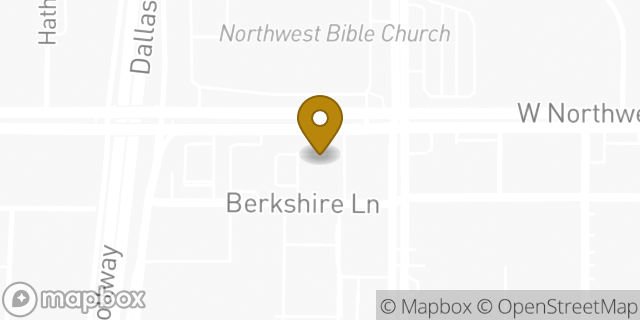 Map showing the location of Regions Bank in Dallas, TX 75225