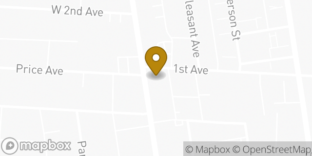Map showing the location of ATM Udf in Columbus, OH 43215