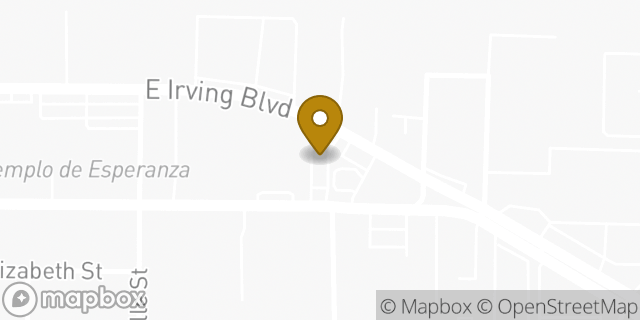 Map showing the location of Subway in Irving, TX 75060